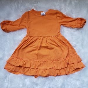 Orange boutique dress